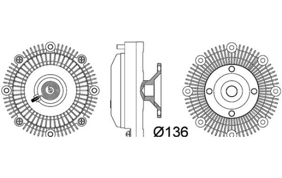 Clutch, radiator fan BEHR *** PREMIUM LINE ***, Image 2
