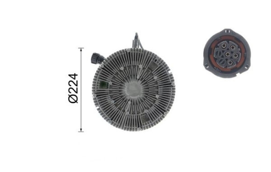 Clutch, radiator fan BEHR *** PREMIUM LINE ***, Image 12