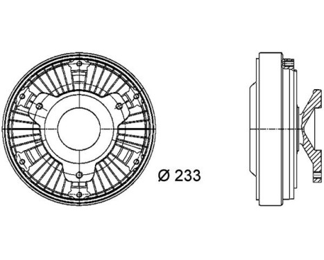 Clutch, radiator fan BEHR *** PREMIUM LINE ***, Image 2