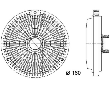 Clutch, radiator fan PREMIUM LINE, Image 2