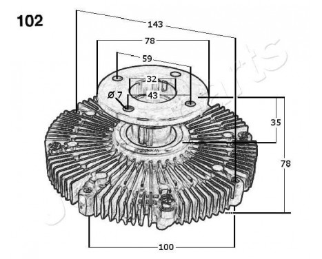 Clutch, radiator fan, Image 3