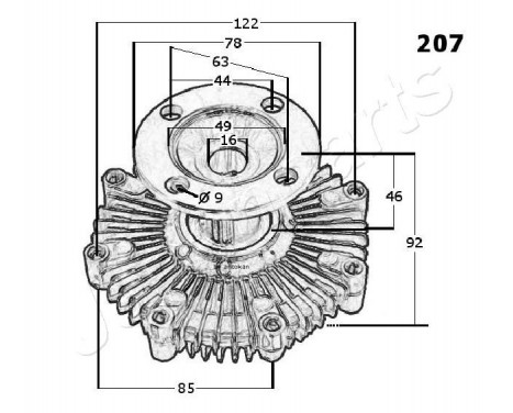Clutch, radiator fan, Image 3