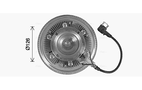 Clutch, radiator fan, Image 2