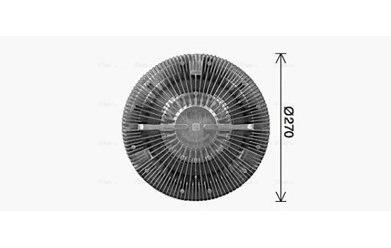 Clutch, radiator fan