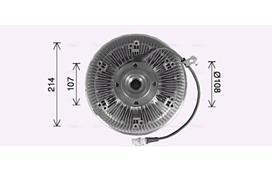 Clutch, radiator fan, Image 2