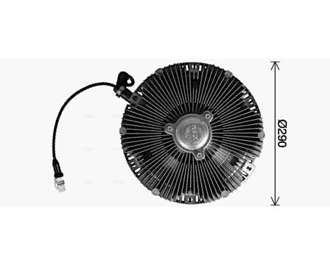 Clutch, radiator fan