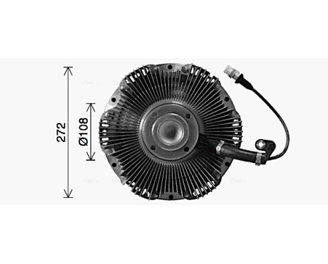 Clutch, radiator fan, Image 2