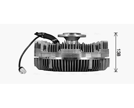 Clutch, radiator fan, Image 3