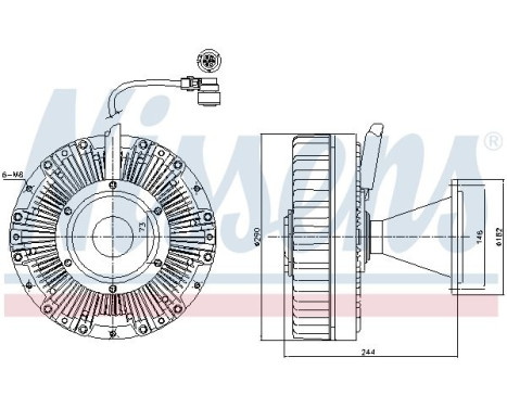 Clutch, radiator fan, Image 2