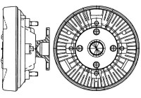Clutch, radiator fan