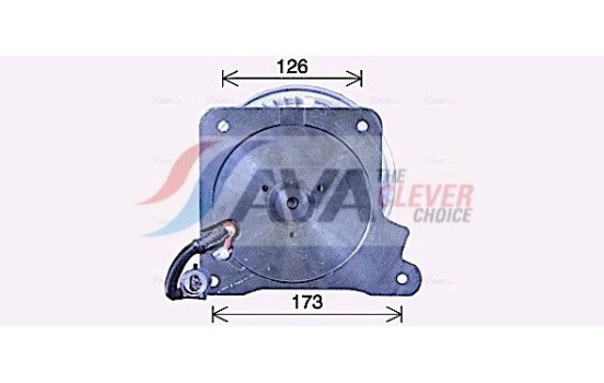 Clutch, radiator fan, Image 2