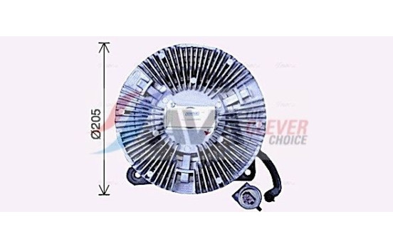 Clutch, radiator fan, Image 3