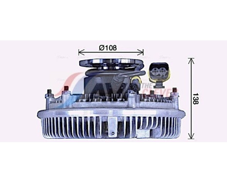 Clutch, radiator fan