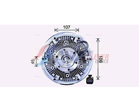 Clutch, radiator fan, Image 2