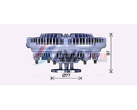 Clutch, radiator fan