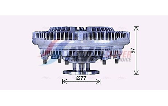 Clutch, radiator fan