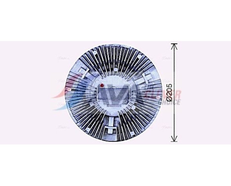 Clutch, radiator fan, Image 3