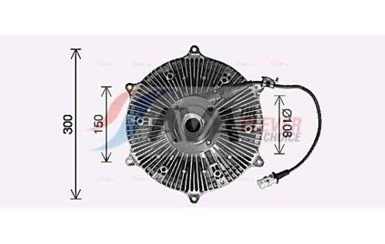 Clutch, radiator fan