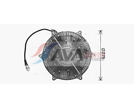 Clutch, radiator fan, Image 4