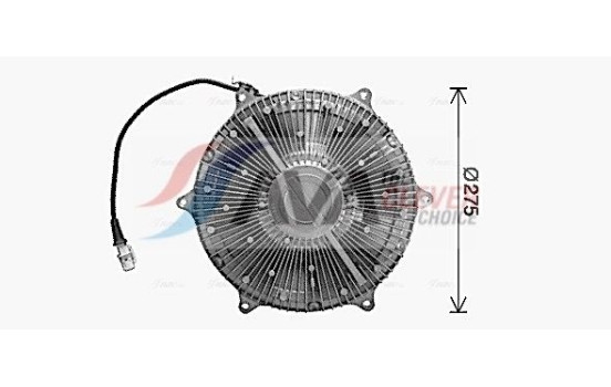 Clutch, radiator fan, Image 4