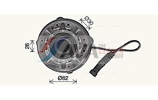 Clutch, radiator fan, Image 3