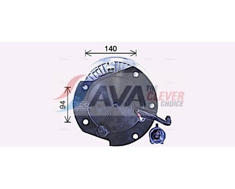 Clutch, radiator fan, Image 2