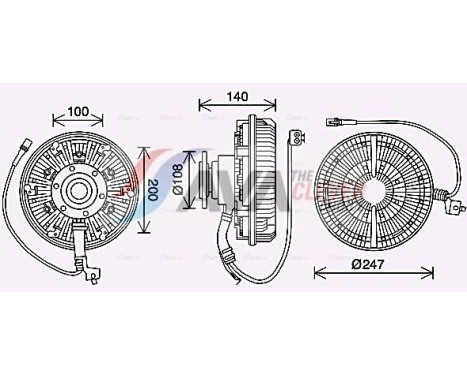 Clutch, radiator fan, Image 5