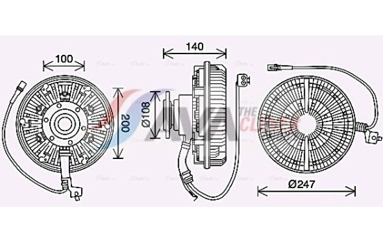 Clutch, radiator fan, Image 5