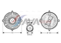 Clutch, radiator fan