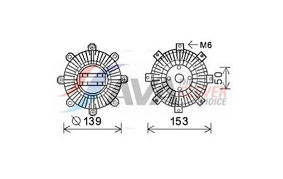 Clutch, radiator fan