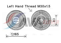 Clutch, radiator fan