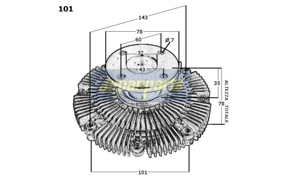 Clutch, radiator fan, Image 3