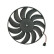 Cooling fan 100 236 0048 Meyle