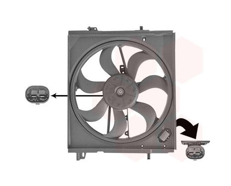 Cooling fan 3372747 International Radiators