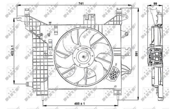 Cooling fan 470023 NRF, Image 6