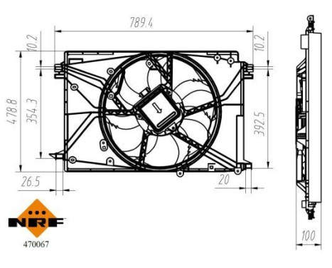 Cooling fan 470067 NRF, Image 5