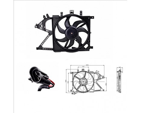 Cooling fan 47012 NRF