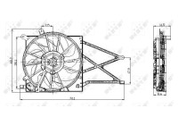 Cooling fan 47015 NRF