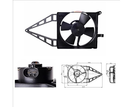 Cooling fan 47020 NRF