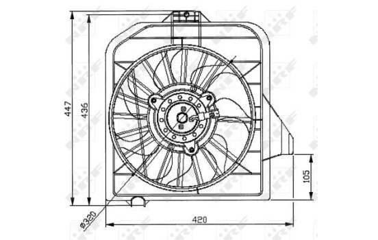 Cooling fan 47032 NRF, Image 4