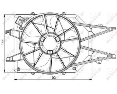Cooling fan 47034 NRF, Image 2