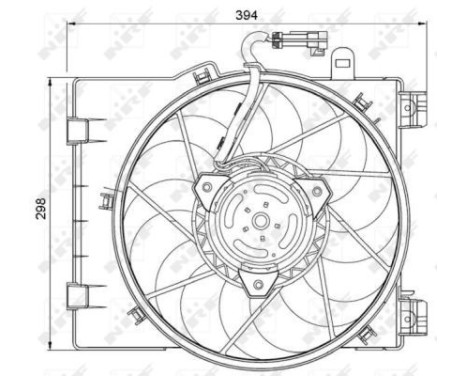 Cooling fan 47063 NRF, Image 3