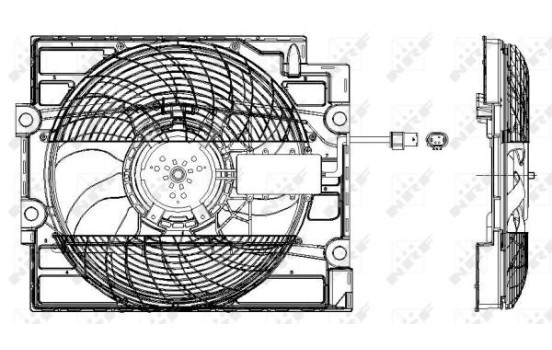 Cooling fan 47211 NRF