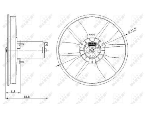 Cooling fan 47401 NRF, Image 3