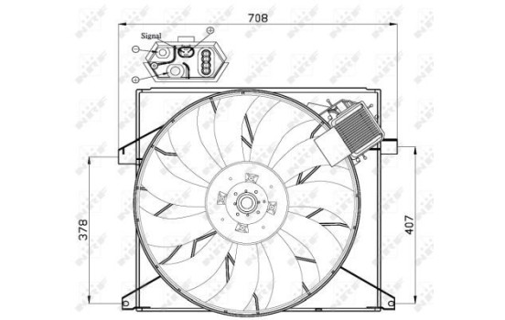 Cooling fan 47446 NRF, Image 6