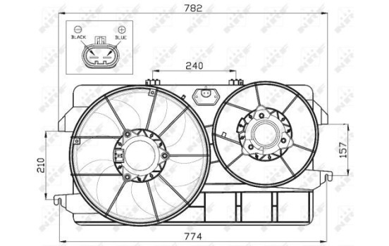 Cooling fan 47452 NRF, Image 4
