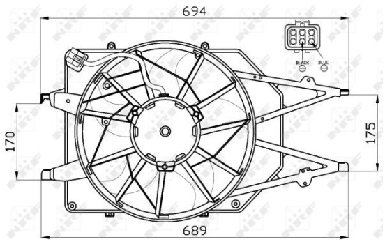 Cooling fan 47465 NRF, Image 4
