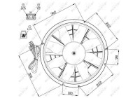 Cooling fan 47470 NRF