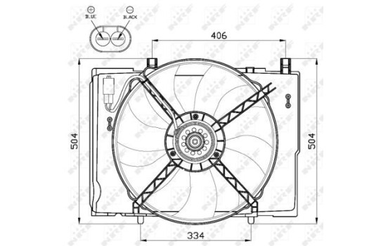 Cooling fan 47473 NRF, Image 3