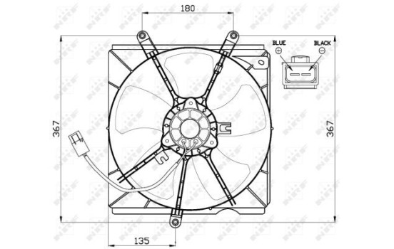 Cooling fan 47479 NRF, Image 3